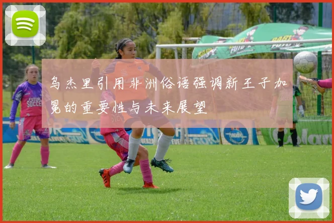 乌杰里引用非洲俗语强调新王子加冕的重要性与未来展望